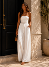 Coastline Tie Waist Palazzo Pants
