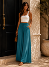 Coastline Tie Waist Palazzo Pants