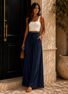 Coastline Tie Waist Palazzo Pants