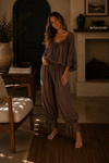 Vintage Lace Trim Balloon Pants