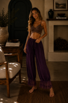 Vintage Lace Trim Balloon Pants