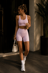 Pink Floral Activewear Set