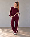 Leisure Lane Contrast Two-Piece Set