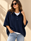 Easygoing Hooded Cape