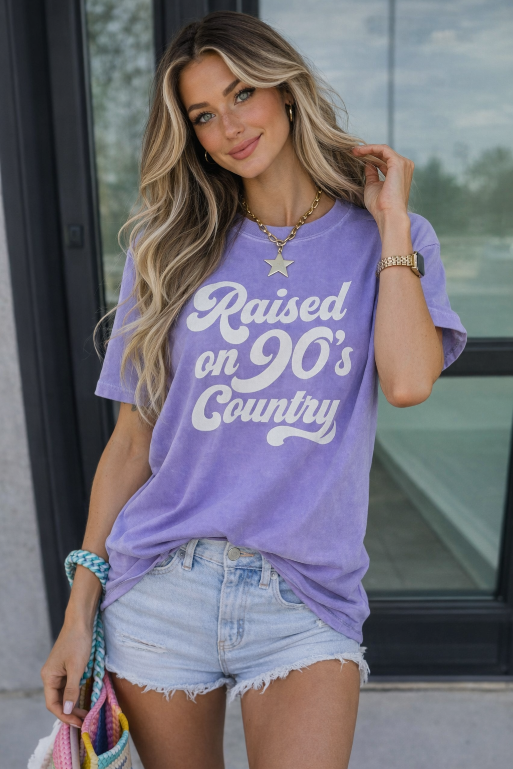 Country Graphic Tee - Vintage Washed Comfort Colors – Krush Kandy