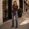 Basic Everyday Ribbed Long Sleeve Top