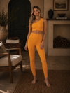 Scalloped One Shoulder Sports Bra