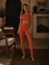 Scalloped One Shoulder Sports Bra