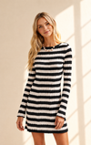 After Hours Striped Knit Mini Dress