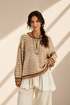 Weekend Wanderer Striped Oversized Knit Sweater