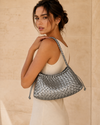Luna Woven Shoulder Handbag