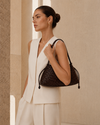 Luna Woven Shoulder Handbag