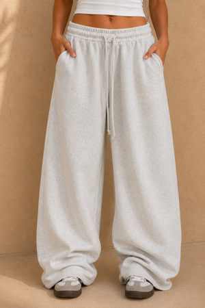 Cloud Comfort Relaxed Wide Leg Sweatpants | Women's Cotton Blend