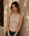 Contour Ease Ruched Tank Top