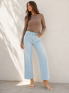 Harper Mid Rise Wide Leg Jeans