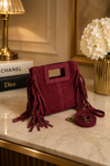 Lilly Fringe Suede Mini Bag