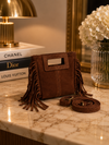 Lilly Fringe Suede Mini Bag