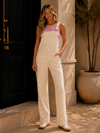 Floral Patterned Overalls