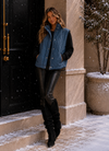 Lux Quilted Puffer Vest