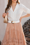 Brighter Days Metal Oval Buckle Belt