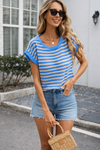 Women’s Casual Striped Knit Top