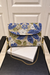 Floral Print Foldover Clutch Bag