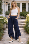 Frill Me Wide Leg Denim Pants