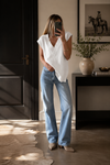 LUXE V-Neck Sleeveless Knit Top