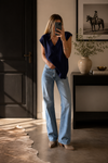 LUXE V-Neck Sleeveless Knit Top