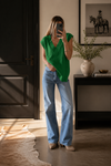 LUXE V-Neck Sleeveless Knit Top