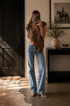 LUXE V-Neck Sleeveless Knit Top