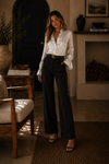 Luxe Satin Glow Blouse