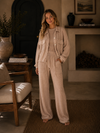 Mineral Wash Button Cropped Shacket