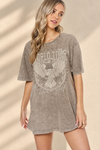 World Tour Rock N Roll Graphic Boyfriend Fit Tee
