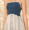 Boho Handkerchief Midi Dress