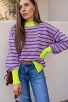 Luxe Comfort Stripe Sweater