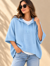 Easygoing Hooded Cape