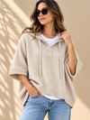 Easygoing Hooded Cape