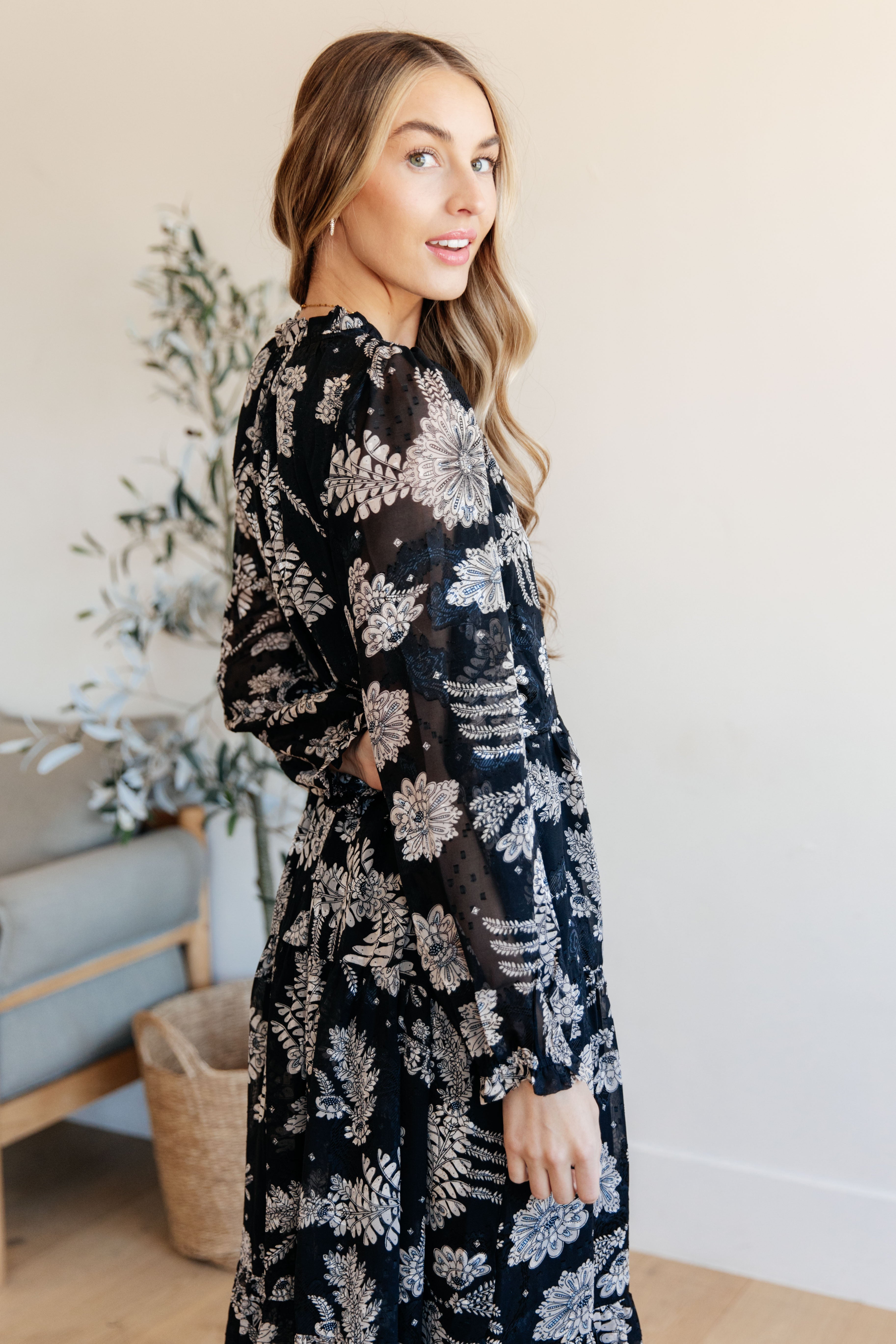 Come Take My Hand Floral Dress-Dresses-Krush Kandy, Women's Online Fashion Boutique Located in Phoenix, Arizona (Scottsdale Area)