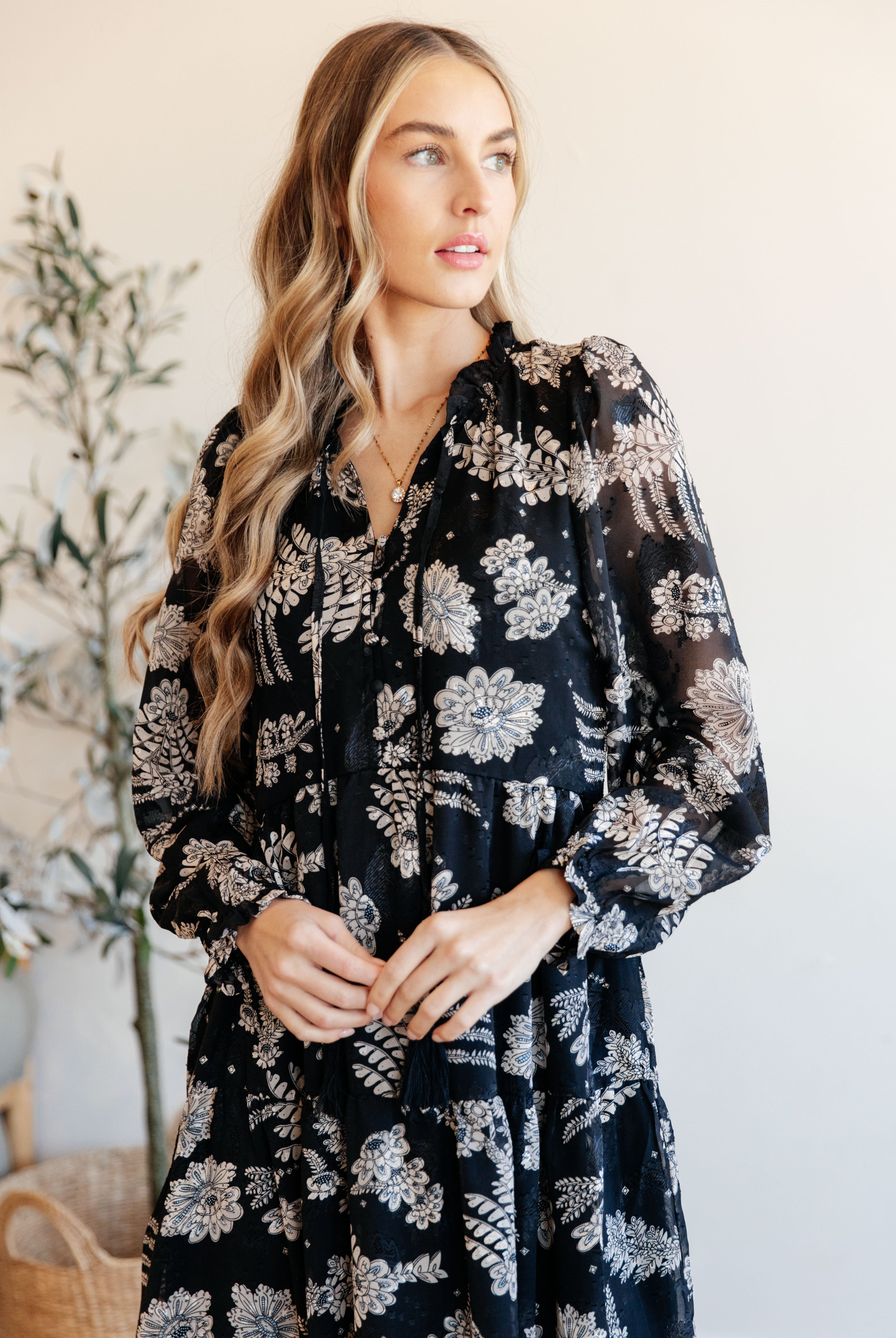 Come Take My Hand Floral Dress-Dresses-Krush Kandy, Women's Online Fashion Boutique Located in Phoenix, Arizona (Scottsdale Area)