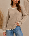 Cozy Wave Knit Sweater