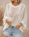 Cozy Chic Open Knit Sweater