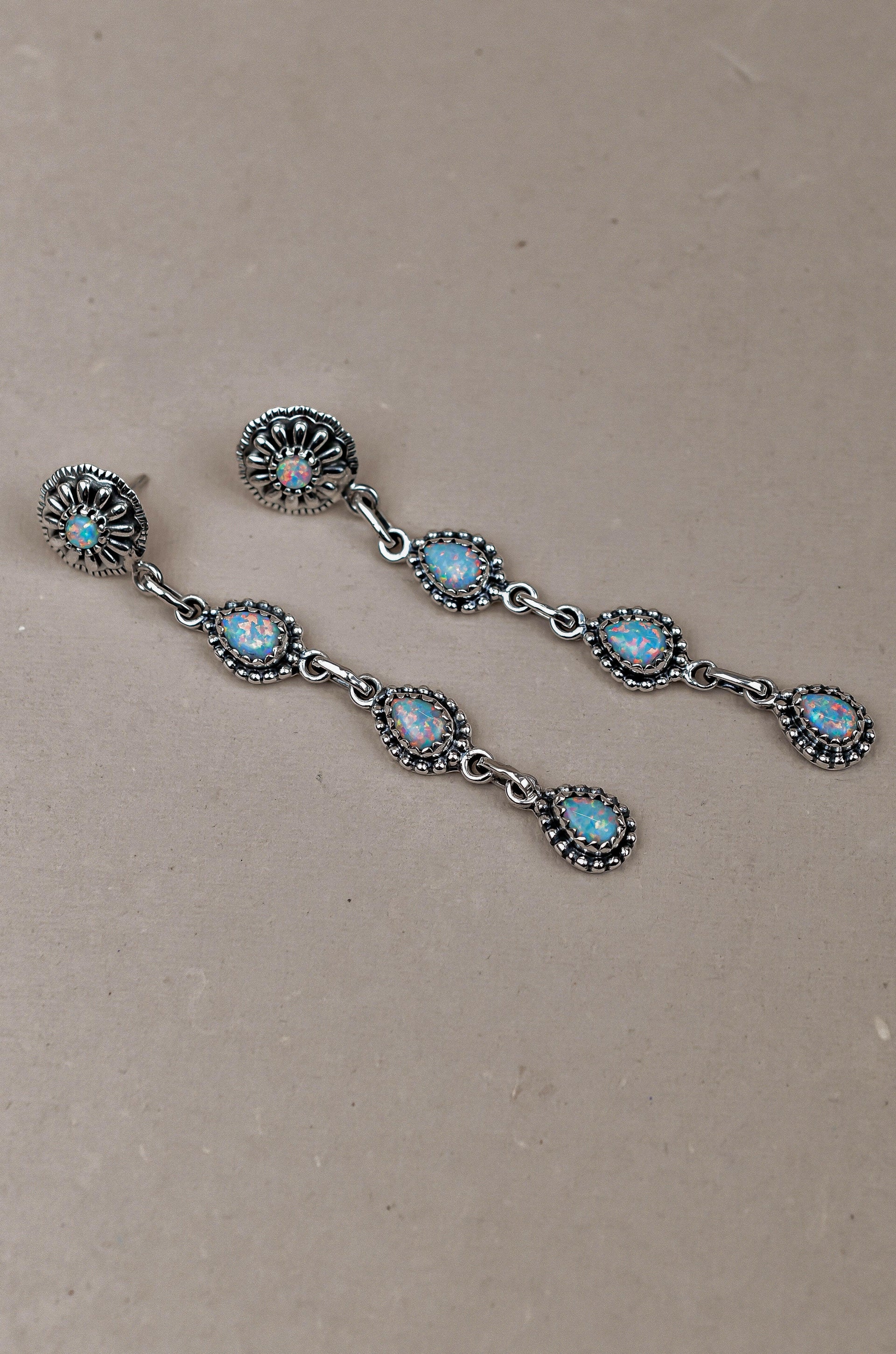 Sterling Silver Tear Drop Earrings-Drop Earrings-Krush Kandy, Women's Online Fashion Boutique Located in Phoenix, Arizona (Scottsdale Area)