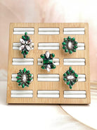 Irish Green Dahlia Rings sno 13-Rings-Krush Kandy, Women's Online Fashion Boutique Located in Phoenix, Arizona (Scottsdale Area)