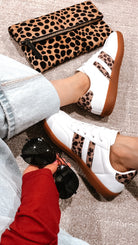 Wild Stride Leopard Accent Sneakers-Shoes-Krush Kandy, Women's Online Fashion Boutique Located in Phoenix, Arizona (Scottsdale Area)