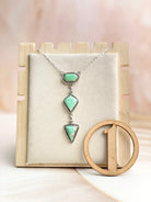 Australian Varascite Lariat Necklace Sno 15-Necklaces-Krush Kandy, Women's Online Fashion Boutique Located in Phoenix, Arizona (Scottsdale Area)