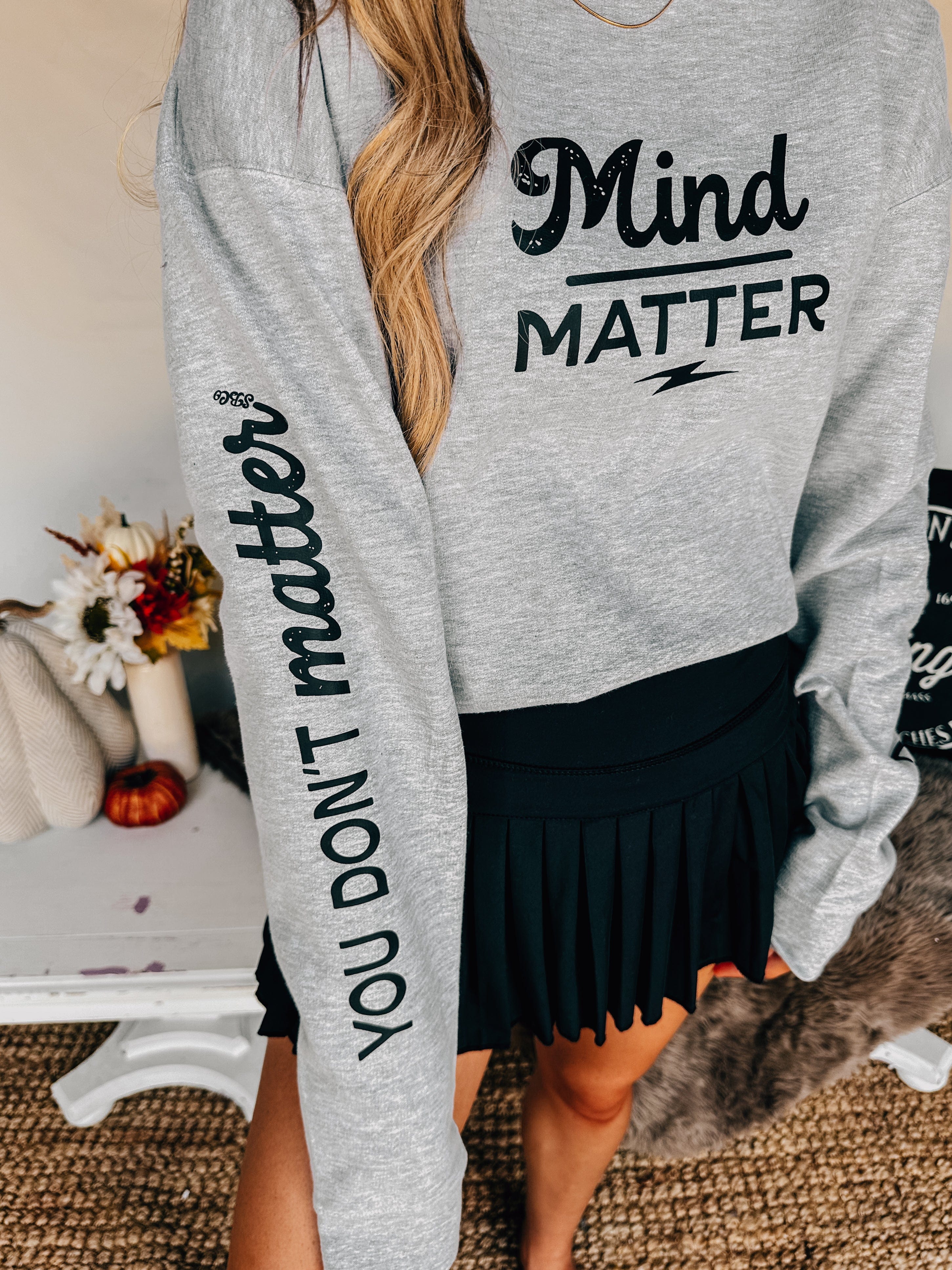 Mind Over Matter Sweatshirt-Krush Kandy, Women's Online Fashion Boutique Located in Phoenix, Arizona (Scottsdale Area)