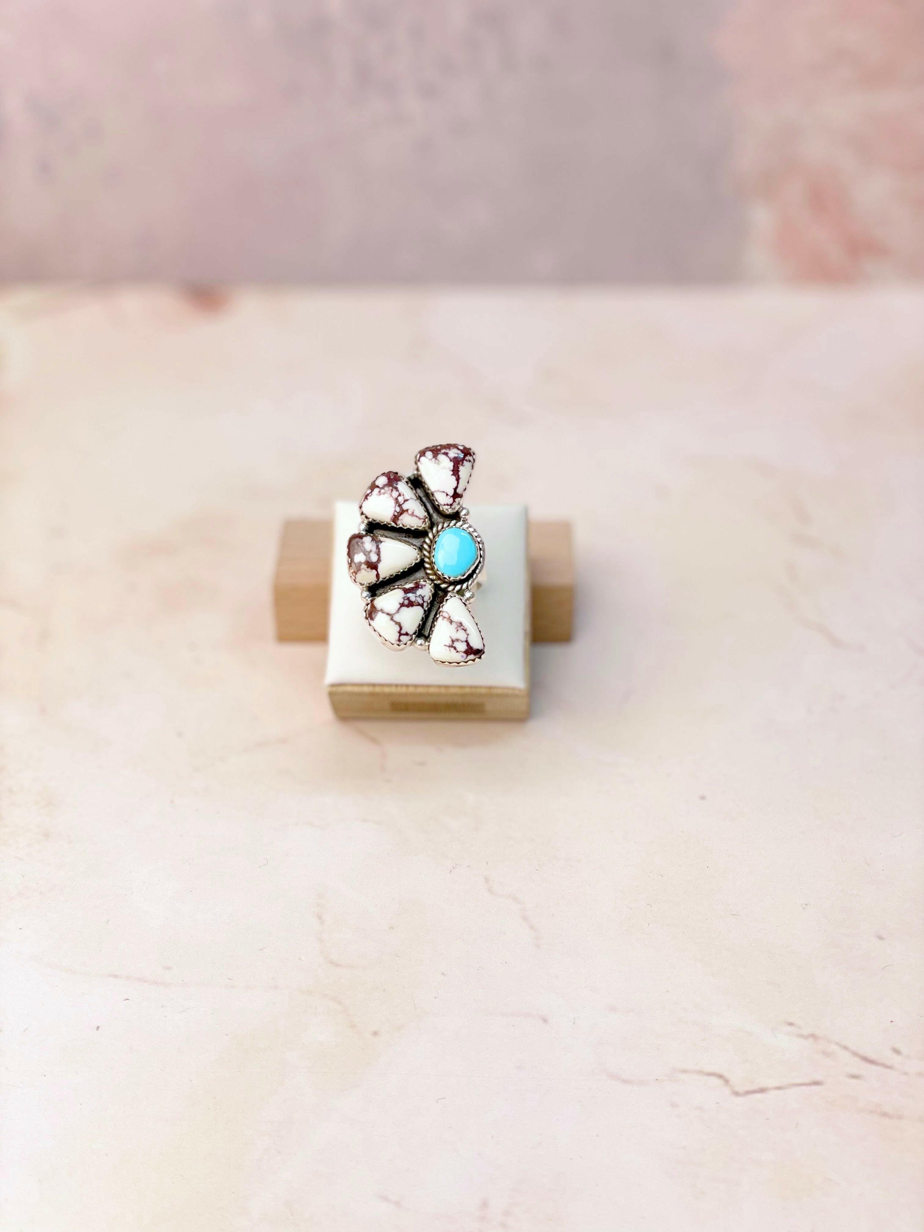 Half Cluster Wild Horse Ring-Rings-Krush Kandy, Women's Online Fashion Boutique Located in Phoenix, Arizona (Scottsdale Area)