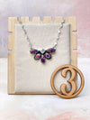 Desert Jasper Half Flower Necklace-Necklaces-Krush Kandy, Women's Online Fashion Boutique Located in Phoenix, Arizona (Scottsdale Area)
