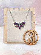 Desert Jasper Half Flower Necklace-Necklaces-Krush Kandy, Women's Online Fashion Boutique Located in Phoenix, Arizona (Scottsdale Area)